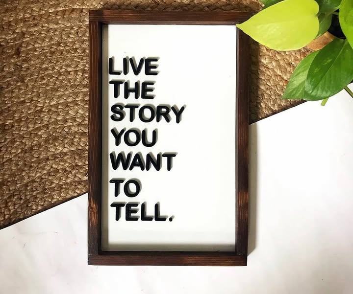 Quote wall frame Small